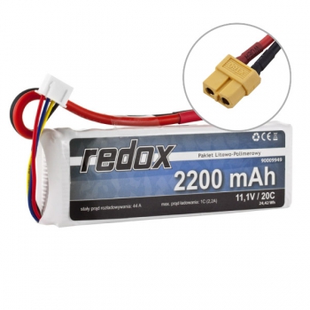 Redox 2200 mAh 11,1 V 20 C - LiPo-Pack